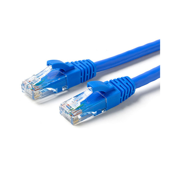 CABAC RJ45 Cat5E Blue Patch Lead 1m 4-Pair PVC Unshielded RJ45 PL5EBL1