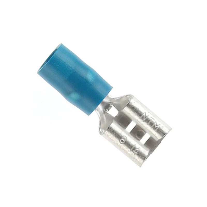 CABAC Terminal Quick Connector Copper 1 to 6mm² QC2-6.4DG Blue Qty50