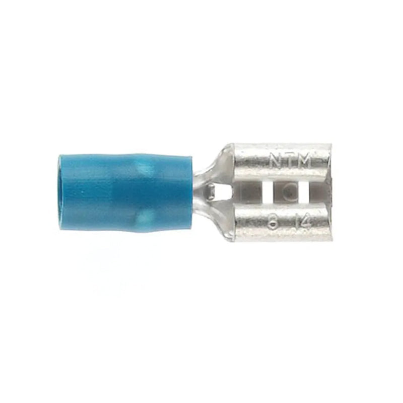 CABAC Terminal Quick Connector Copper 1 to 6mm² QC2-6.4DG Blue Qty50