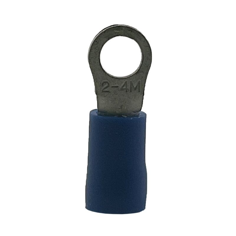 CABAC Terminal Ring 75°C Copper 4mm Blue RT2-4DG