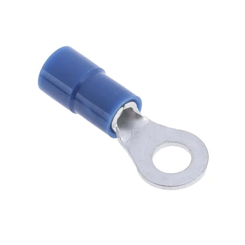 CABAC Terminal Ring Single Grip 5mm Stud 1.0-2.6mm² Blue RT2-5 100