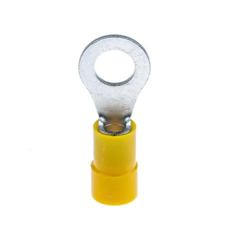 CABAC Terminal Ring Stud 3mm Hole 415V Yellow RT5.5-3 50