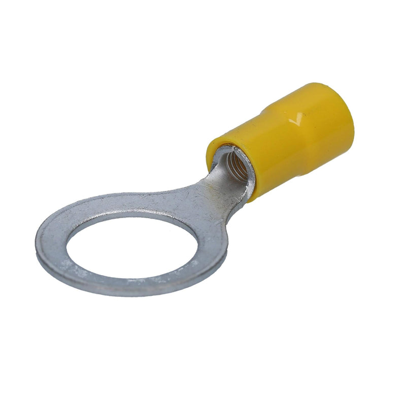 CABAC Terminal Ring Stud 5mm Hole 415V Yellow RT5.5-5 Pack of 50