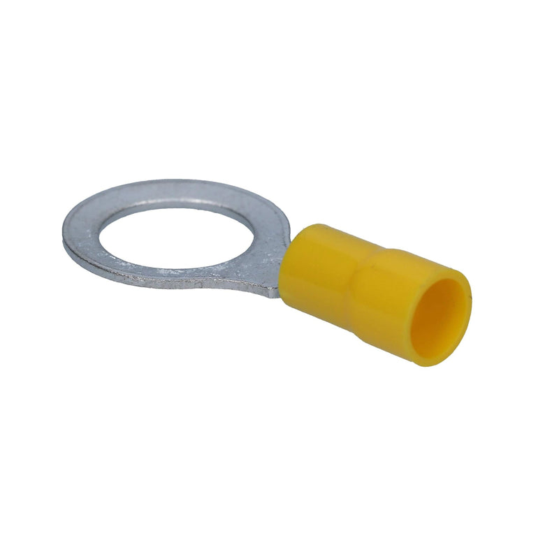 CABAC Terminal Ring Stud 5mm Hole 415V Yellow RT5.5-5 Pack of 50