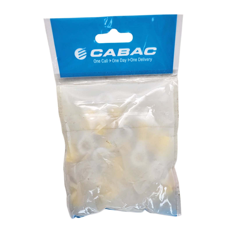 CABAC Terminal Ring 2.5 to 6mm² 300V 6mm Yellow RT5.5-6 Pack of 25