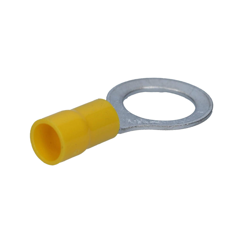 CABAC Ring Terminal 8mm Stud 415V Yellow RT5.5-8 Pack of 25