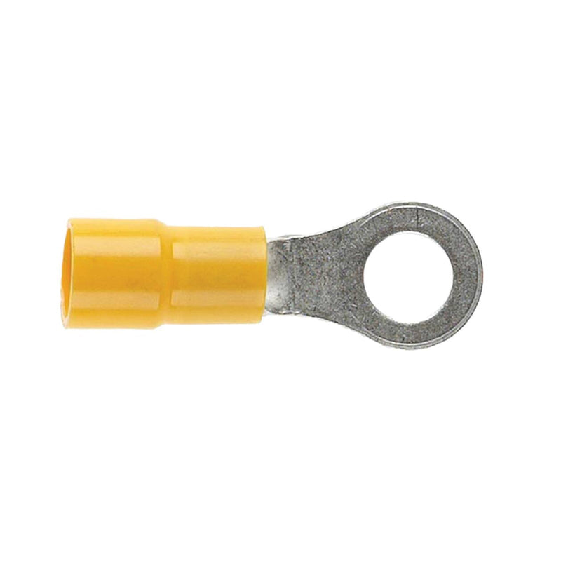 CABAC Terminal Ring 2.5 to 6mm² 300V 6mm Yellow RT5.5-6 Pack of 25