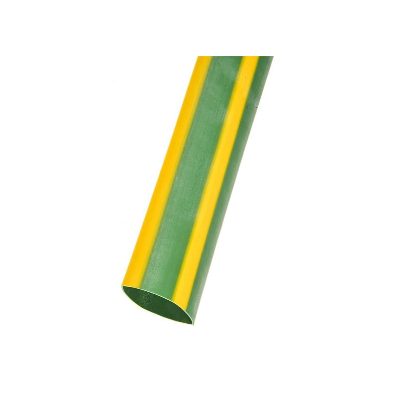 CABAC Heat Shrink Tubing Wall 0.49mm Green/Yellow XLP25YG/4FT