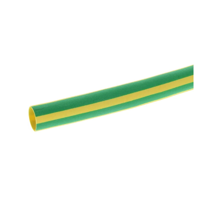 CABAC Heat Shrink Tubing Wall 0.49mm Green/Yellow XLP25YG/4FT