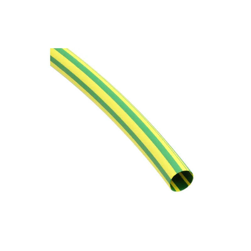 CABAC Heat Shrink Tubing Wall 0.49mm Green/Yellow XLP25YG/4FT