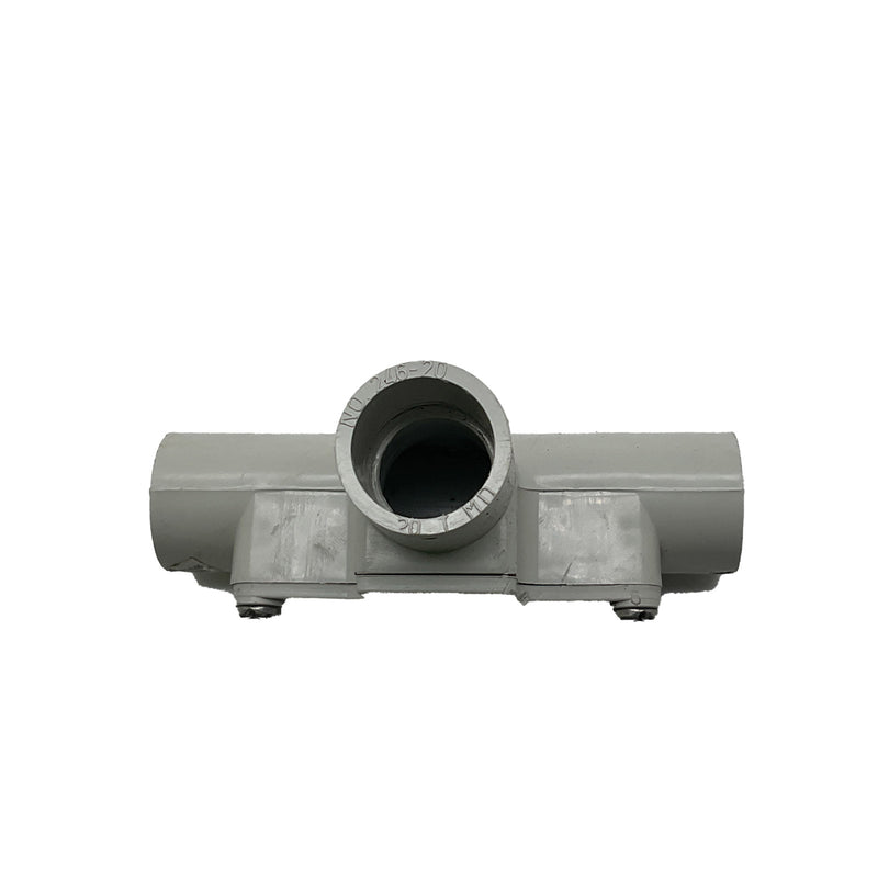 Clipsal Conduit Inspection Tee PVC 20mm Grey 246/20