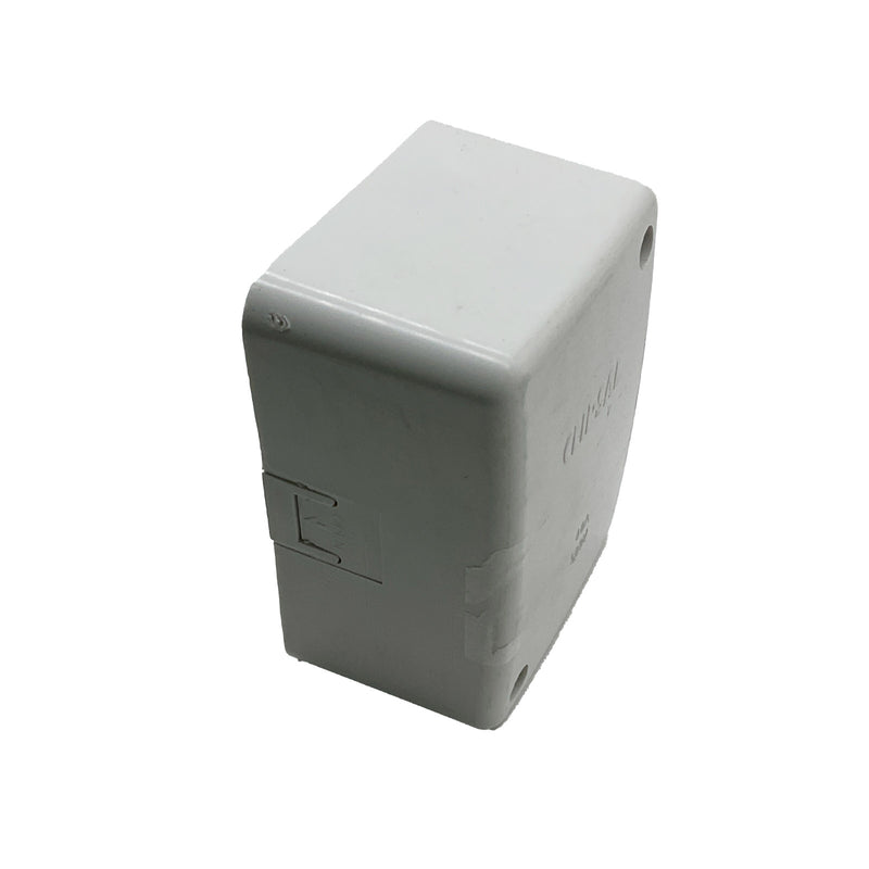 Clipsal Junction Box 500V 40A PVC 45x86x58mm White 554C-WE