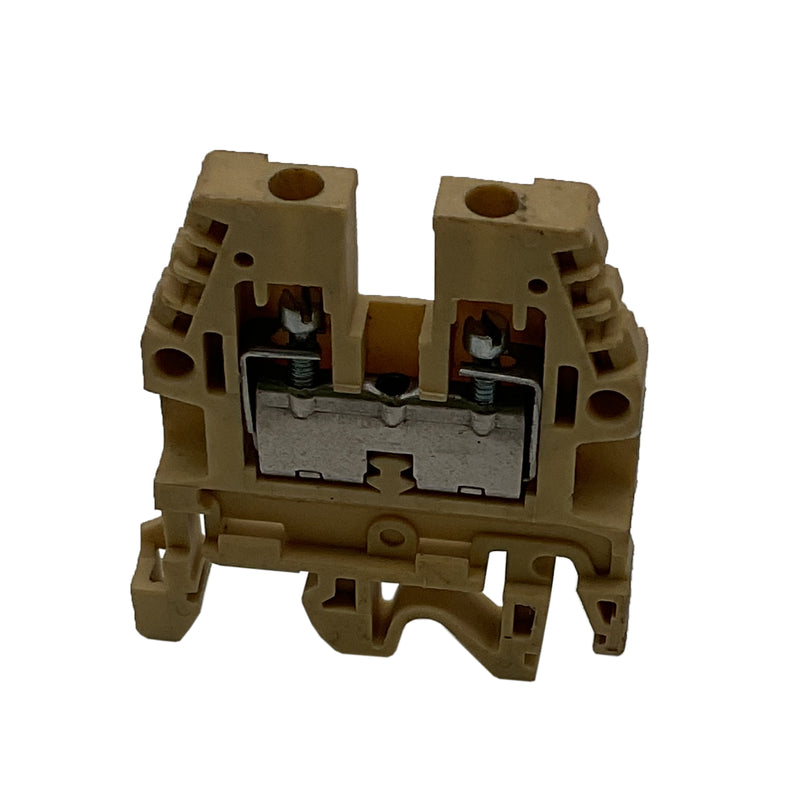 Cabur Terminal Block 600V 29A Din Rail Beige CBD2