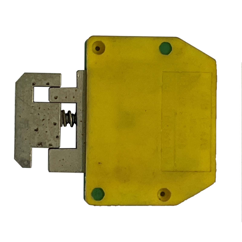 Cabur Terminal Block Din Rail 4mm² Yellow/Green TE.4/D