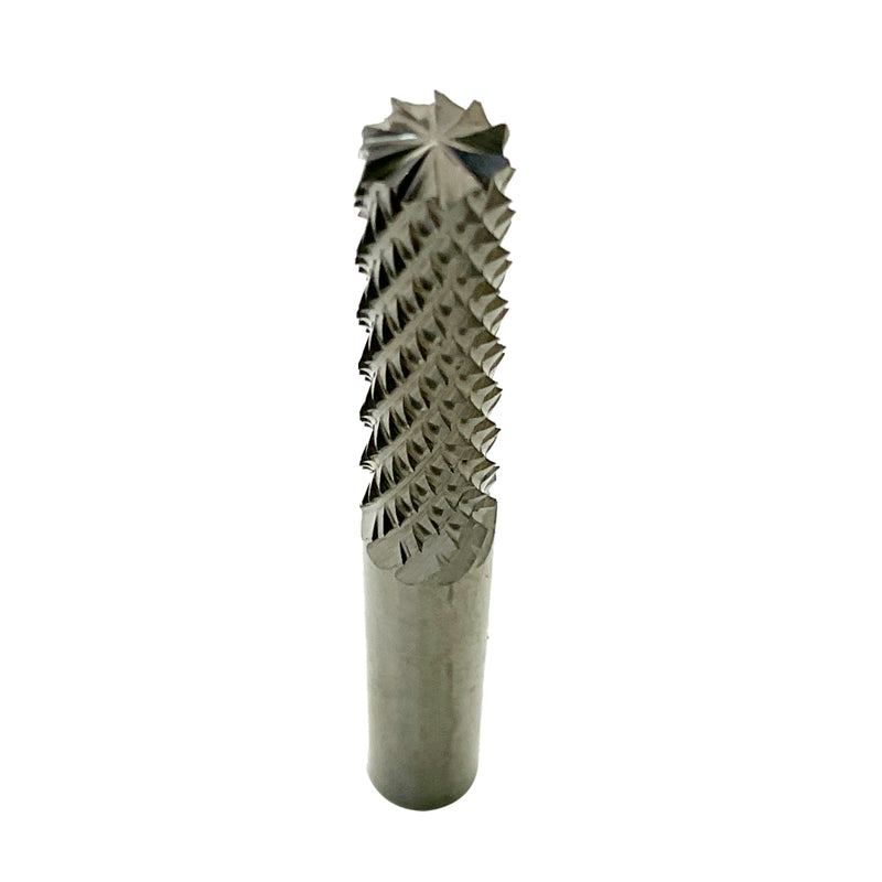 Carbitool Shank Solid Carbide Straight Fibreglass Bit Diamond Cut 6.35mm TG 8E/C