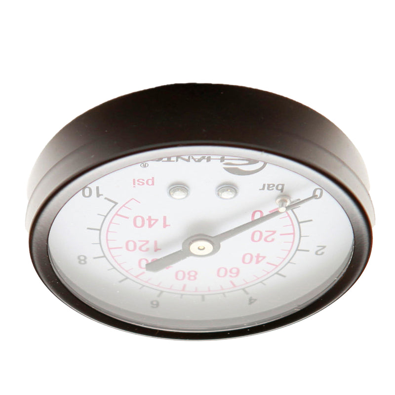 Chanto Dial Pressure Gauge Rear Entry 0-140 psi 0-10 bar 42mm Face UAR03018