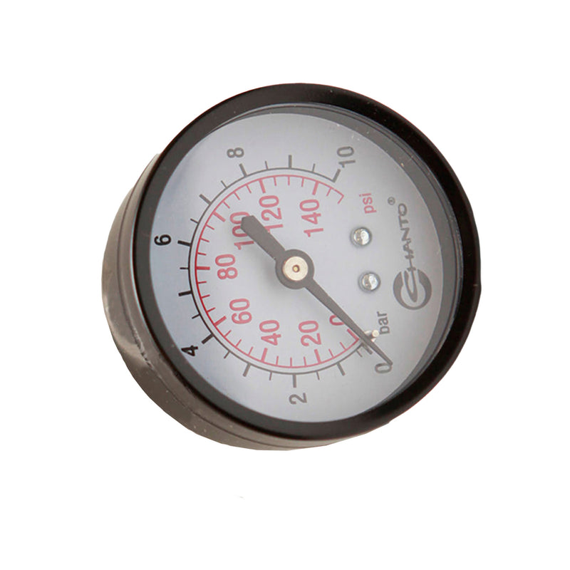 Chanto Dial Pressure Gauge Rear Entry 0-140 psi 0-10 bar 53mm Face UAR04018