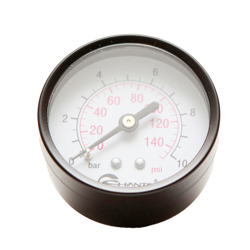 Chanto Dial Pressure Gauge Rear Entry 0-140 psi 0-10 bar 53mm Face UAR04018