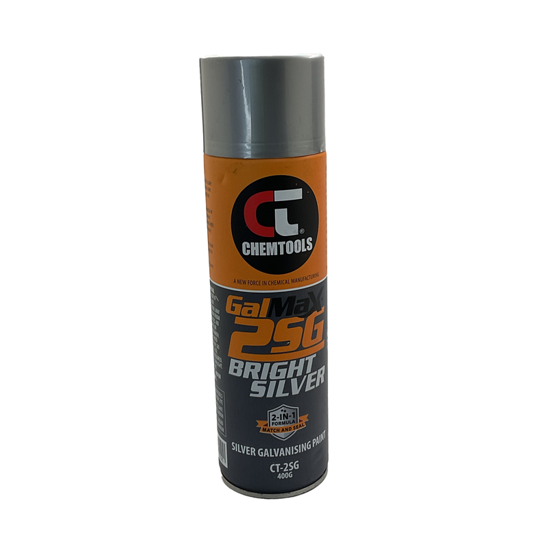 ChemTools GalMax™ 2SG Bright Silver 2-in-1 Galvanising Paint 400g CT-2SG