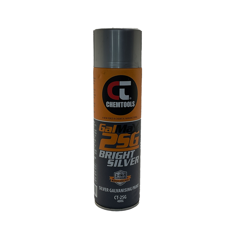 ChemTools GalMax™ 2SG Bright Silver 2-in-1 Galvanising Paint 400g CT-2SG