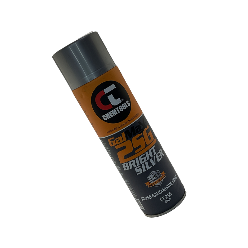 ChemTools GalMax™ 2SG Bright Silver 2-in-1 Galvanising Paint 400g CT-2SG