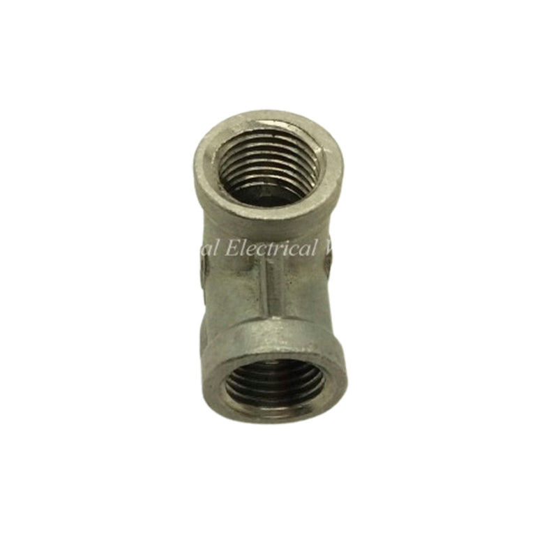 Circular Threaded Tee Female ¼” 316 Stainless Steel