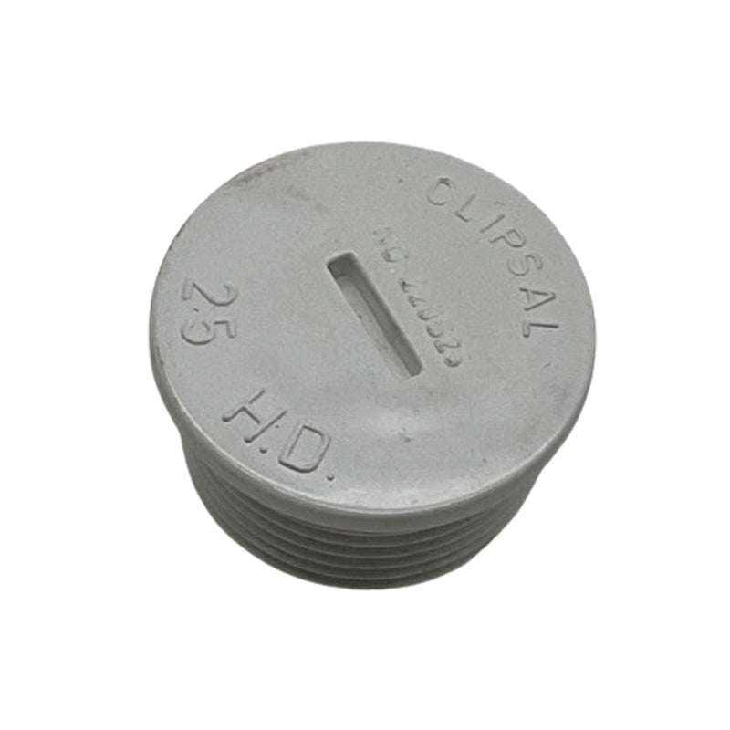 Clipsal Conduit Plug Screwed 25mm PVC 220S25