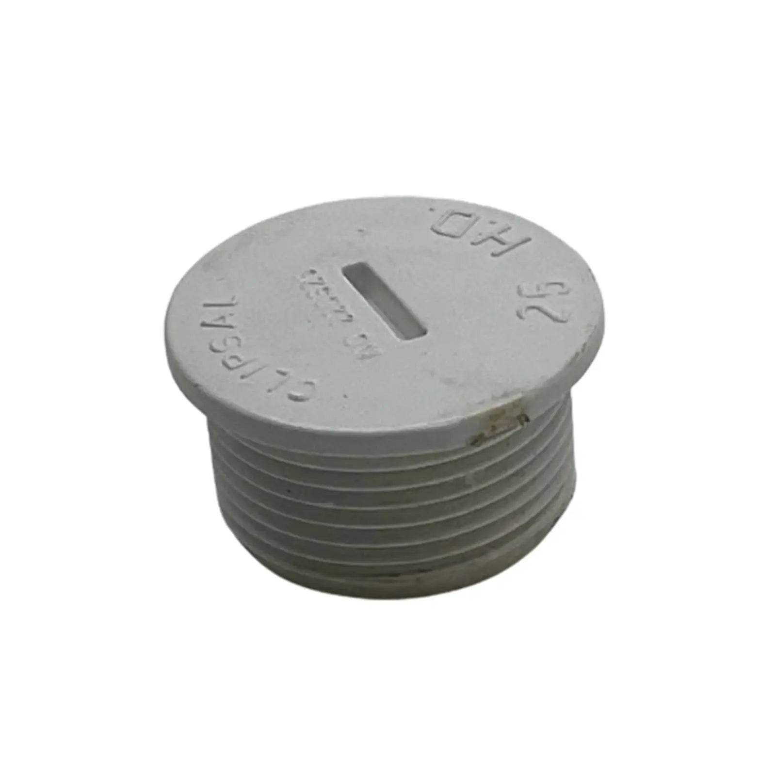 Conduit Plug Screwed 25mm PVC 220S25 for Secure Sealing