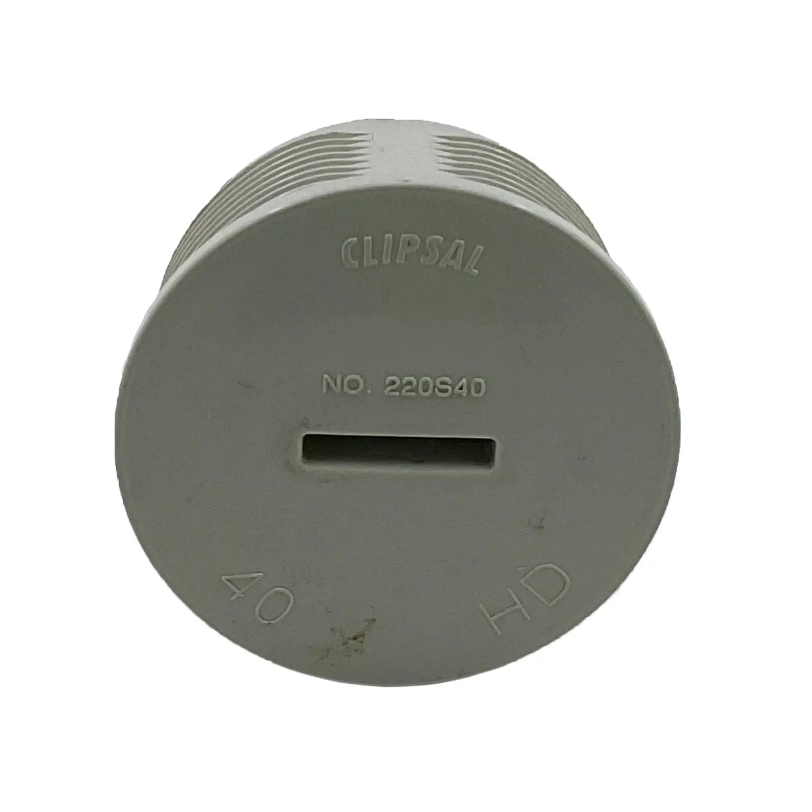 Conduit Entry Plug Screwed 40mm Gray Clipsal 220S40 for Secure Sealing