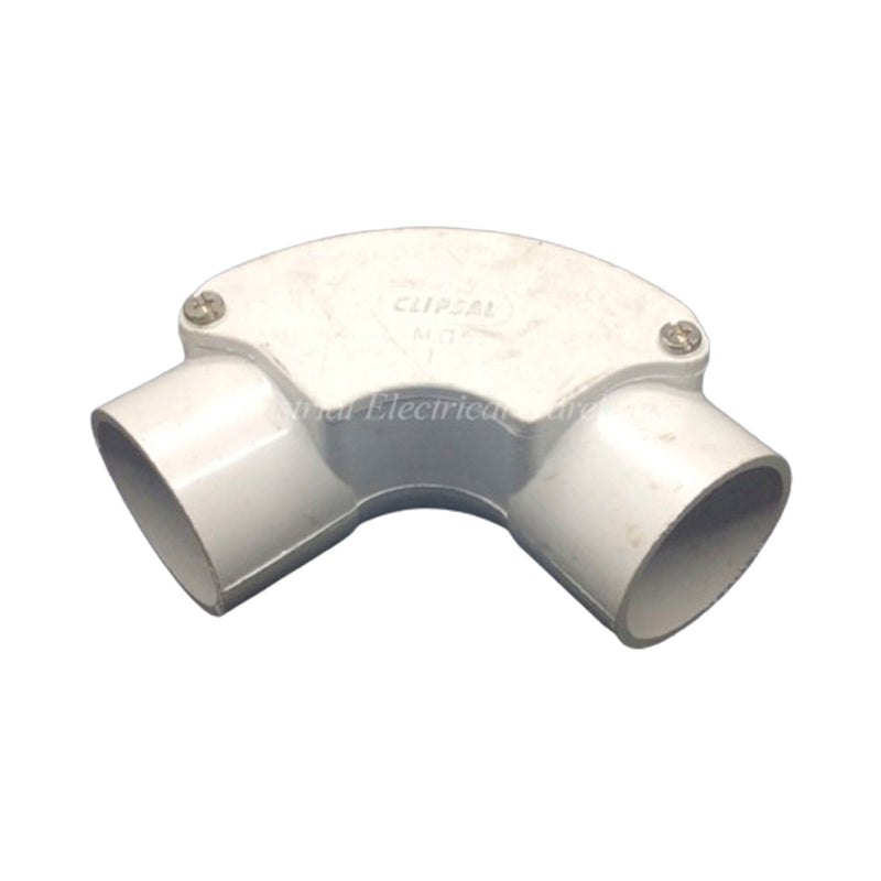 Clipsal Conduit Elbow 90° Inspection 40mm PVC Gray 244/40