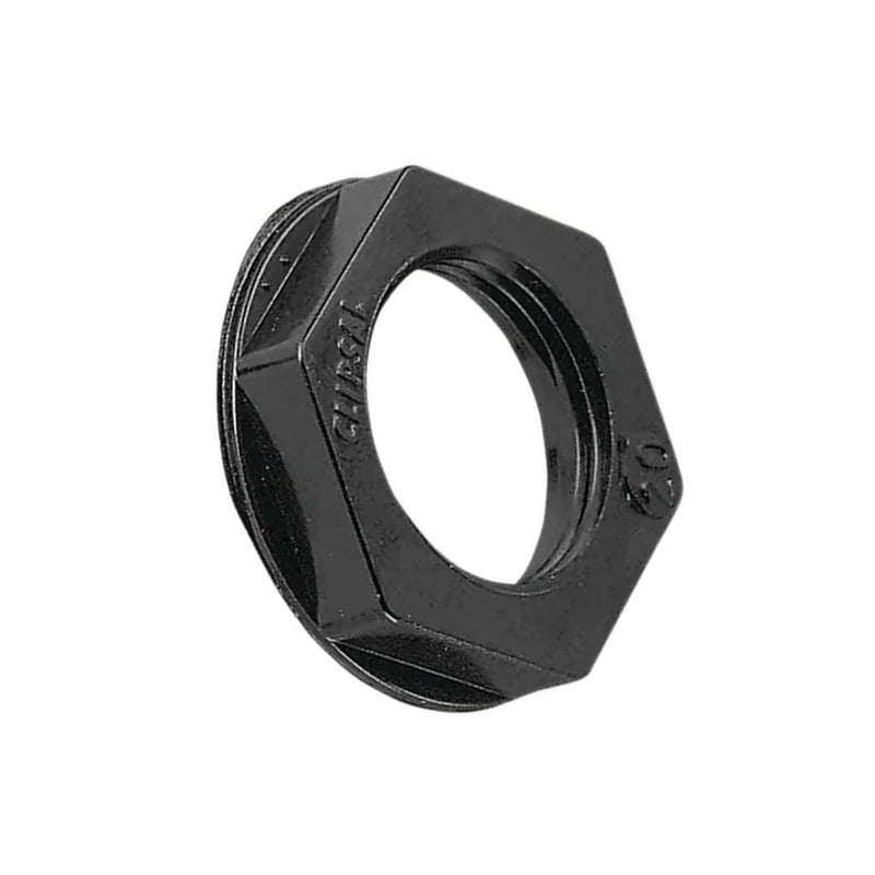 Clipsal Conduit Hexagonal Lock Nut 40mm Nylon Black 259/40