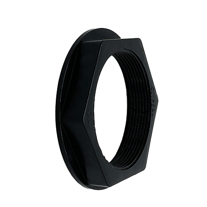 Clipsal Conduit Hexagonal Lock Nut 50mm Nylon Black 259/50