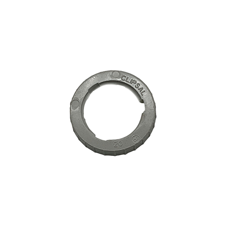 Clipsal Screw Lock Ring 20mm Thread PVC Gray 260/20