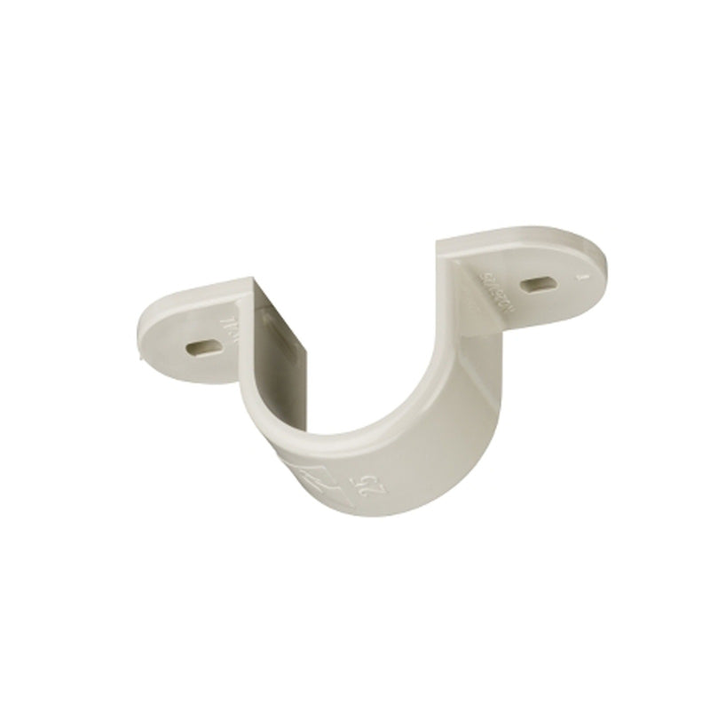 Clipsal Full Saddle Moulded 25mm PVC Gray 261/25