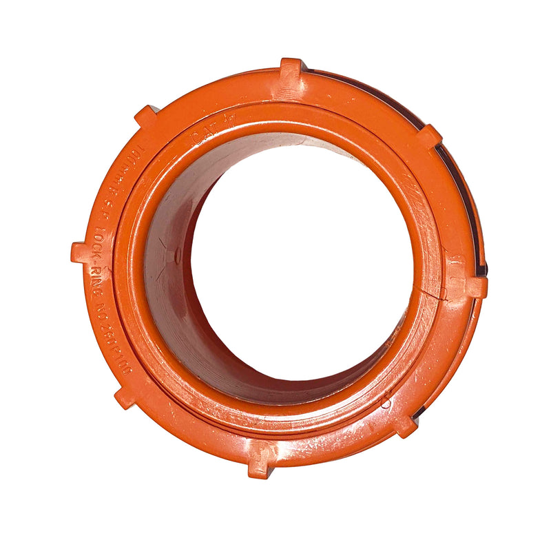 Clipsal Pressure Pipe Adaptor With Lock Ring Orange 263P100