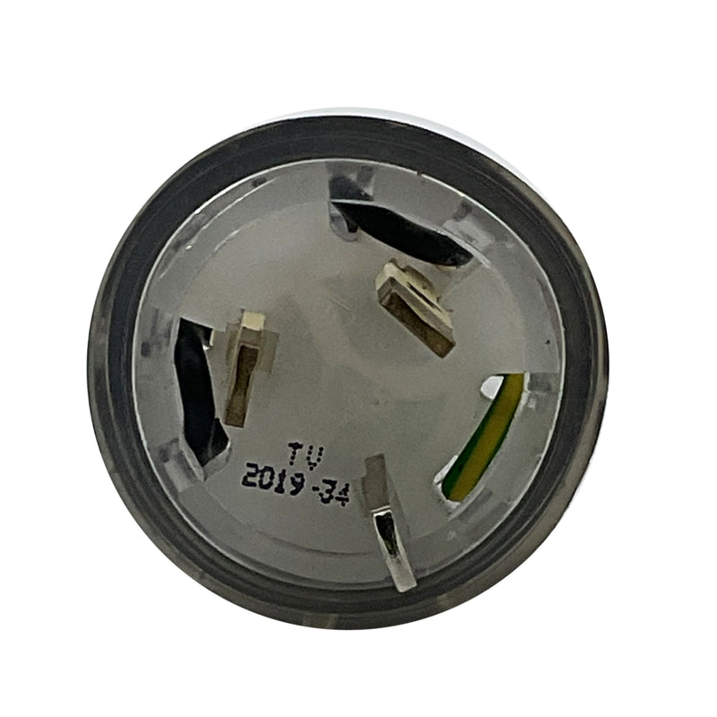 Clipsal 3-Pin Plug Transparent 240V 10A 439