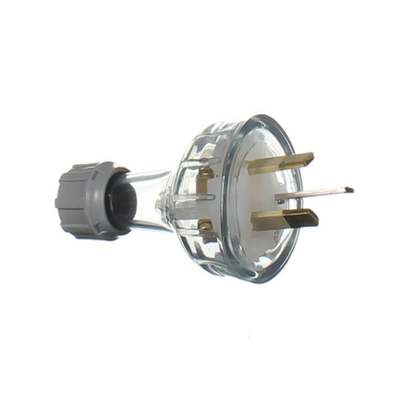 Clipsal 3-Pin Plug Transparent 240V 10A 439