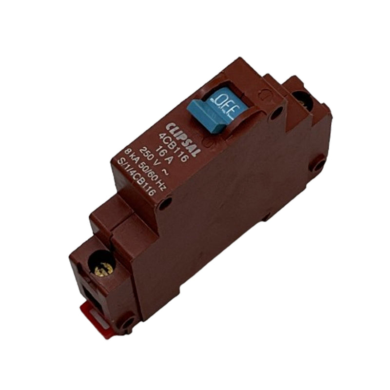 Clipsal Miniature Circuit Breaker 1 Pole 16A 8KA 240V 4CB116