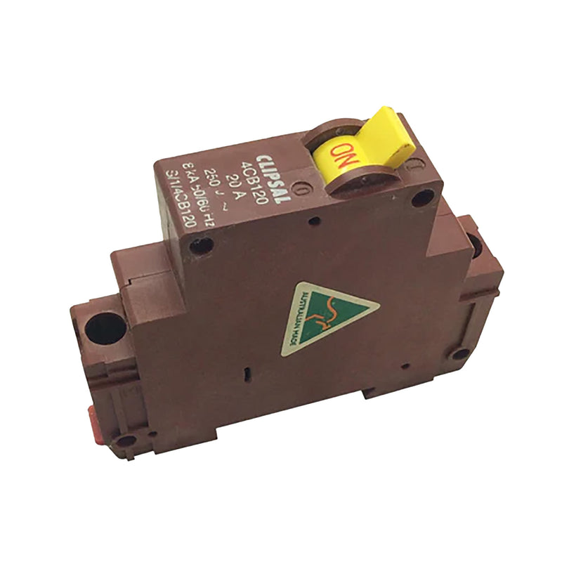 Clipsal Miniature Circuit Breaker I Pole 20A 8kA 4CB120/8