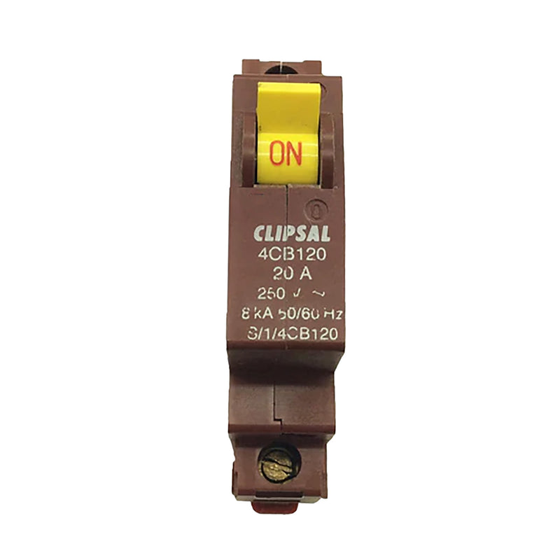 Clipsal Miniature Circuit Breaker I Pole 20A 8kA 4CB120/8