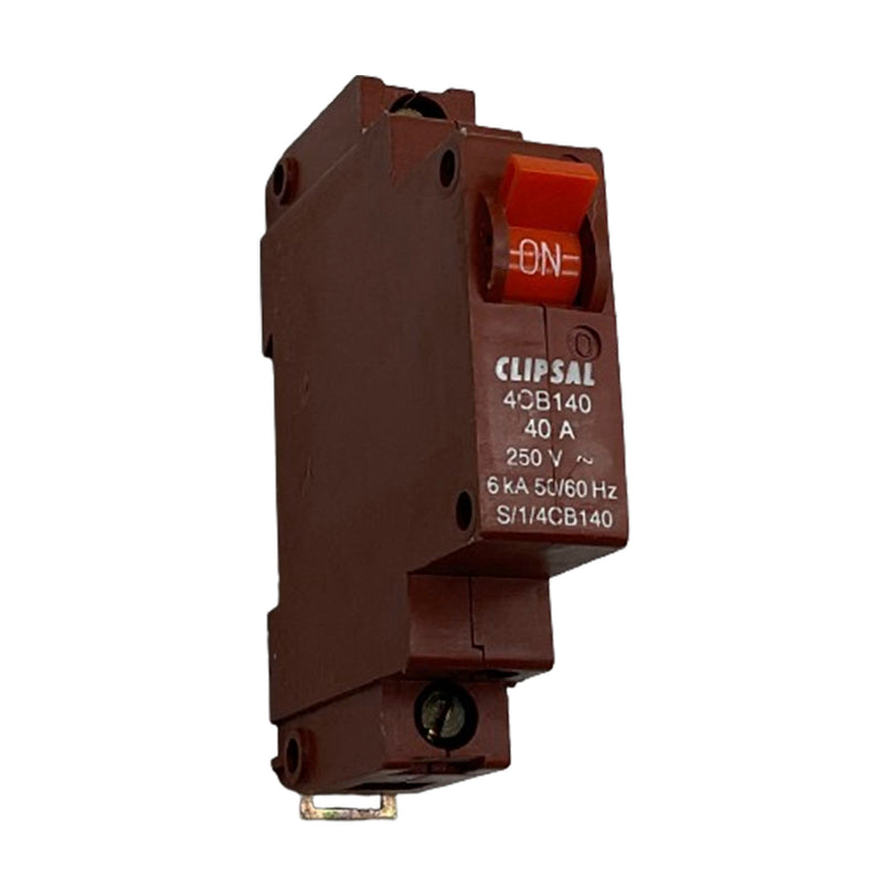 Clipsal Miniature Circuit Breaker 1 Pole 40A 8kA 240V 4CB140