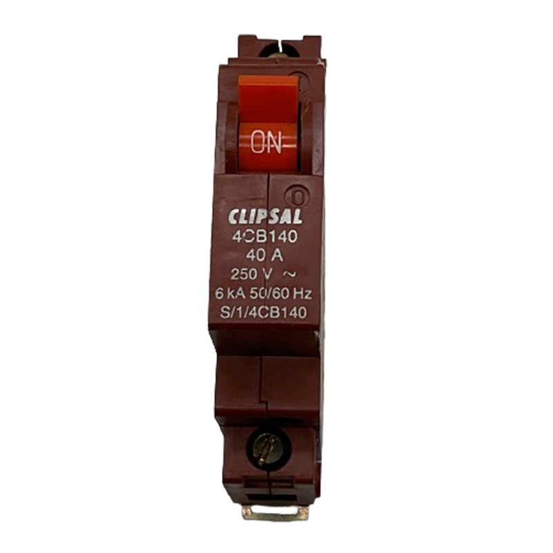 Clipsal Miniature Circuit Breaker 1 Pole 40A 8kA 240V 4CB140