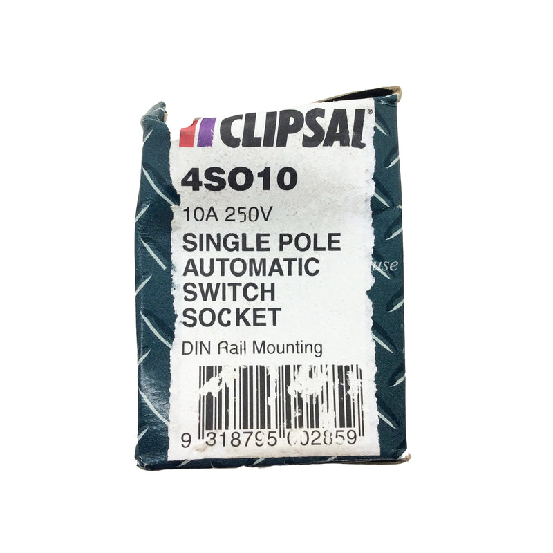 Clipsal Socket Outlet Single Pole 250V 10A 3 Pin 4SO10