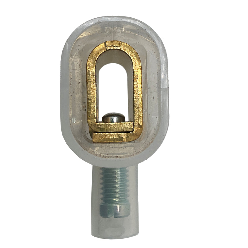 Clipsal Cable Connector Two Screw Insulated 80A Plastic Clear 563K35