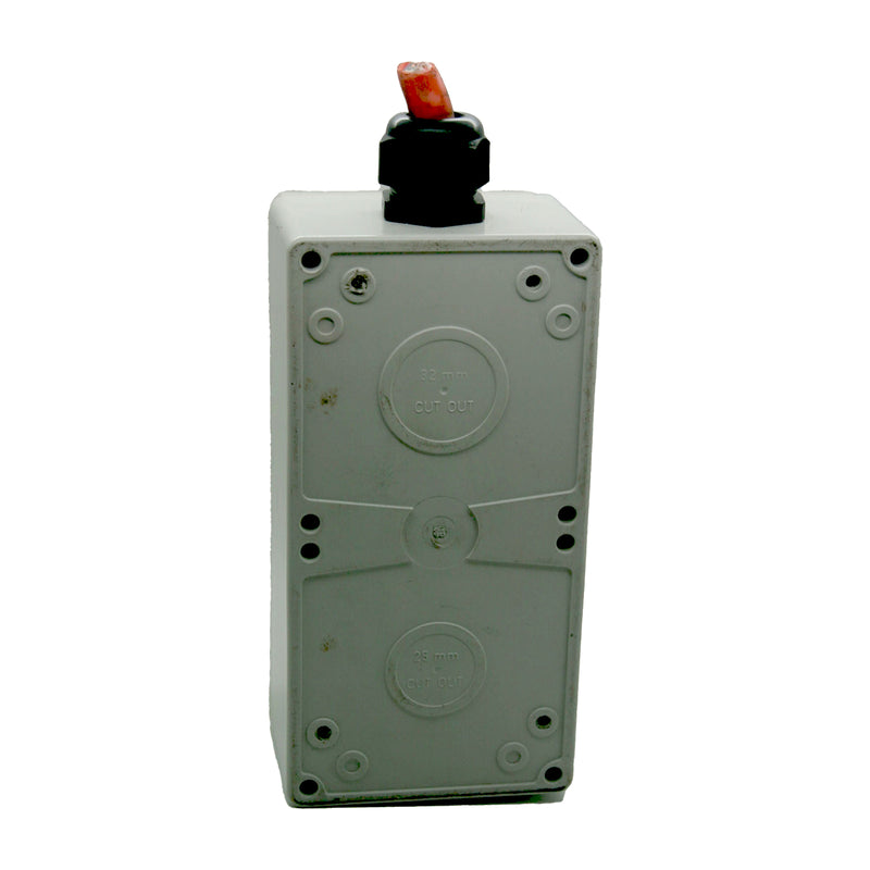 Clipsal Weatherproof Enclosure RCD with Neon Indication Outlet 25A 30mA 250/415V 56EL4NM and 4EL25/4/30