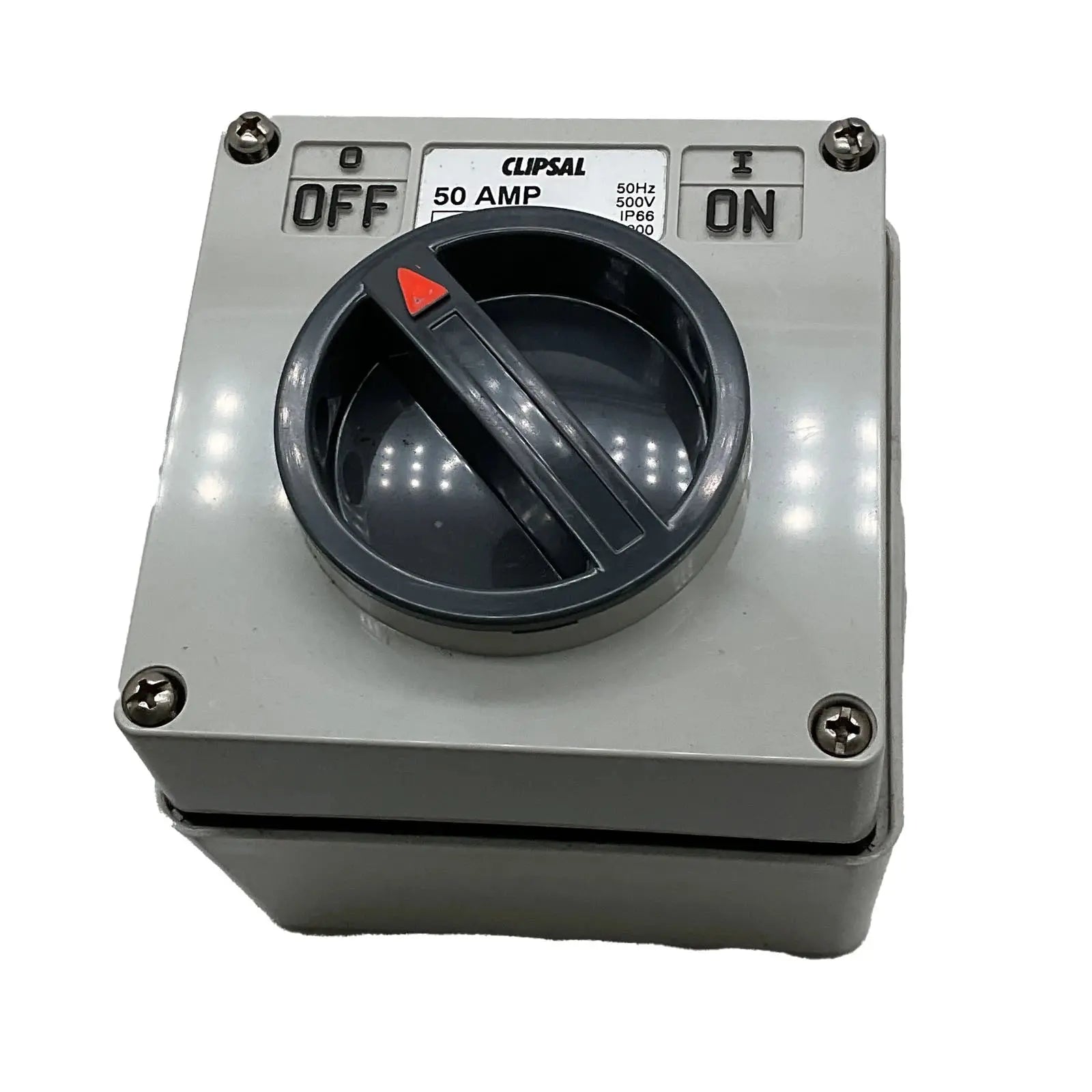 Surface Switch 500V 50A 3 Pole Gray Clipsal 56SW350
