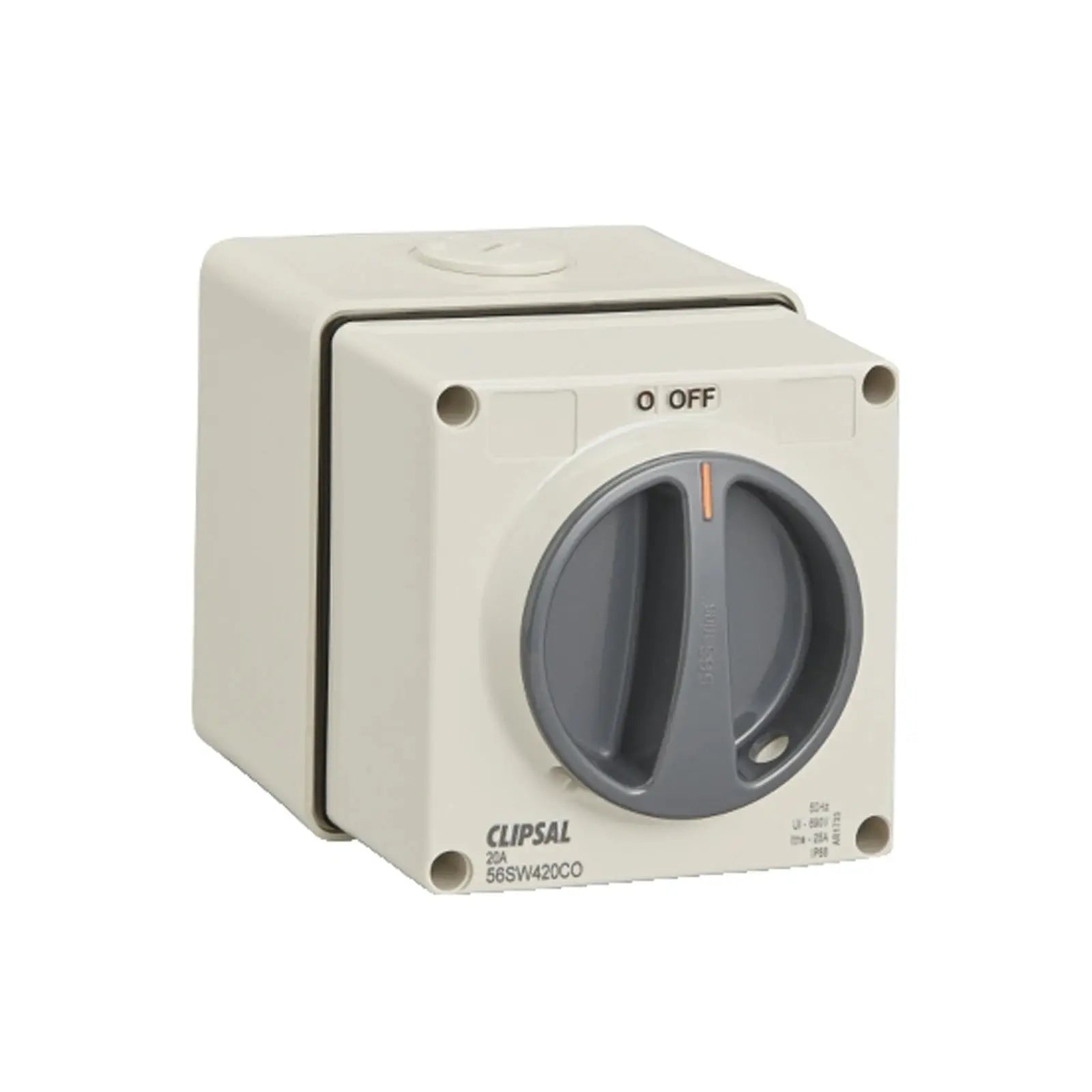 Surface Switch Reversing & Changeover Clipsal 56SW420CO | 4P 500V 20A