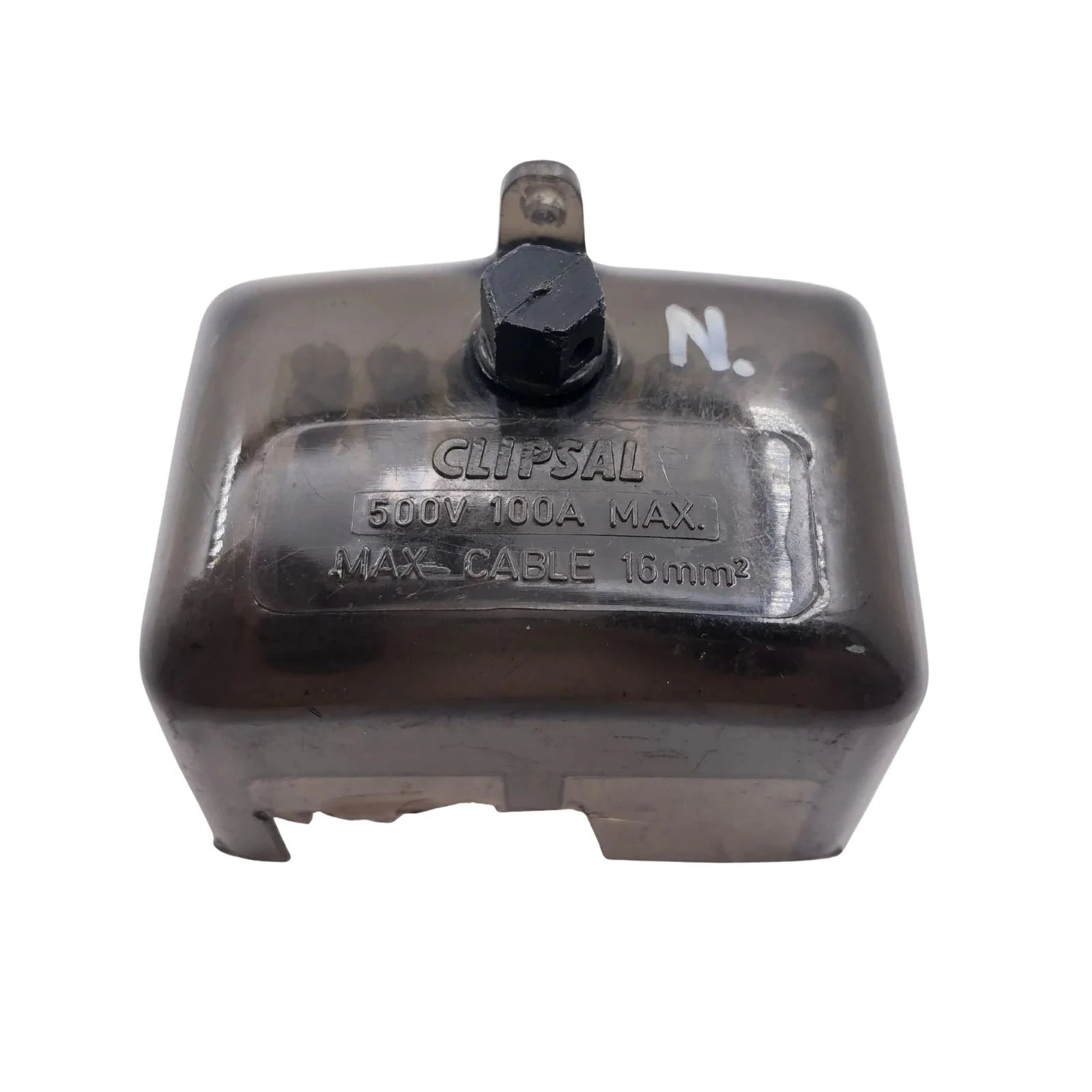 Clipsal Meter Link Active and Neutral 500V 100A 5 Hole Black L5/100 L5