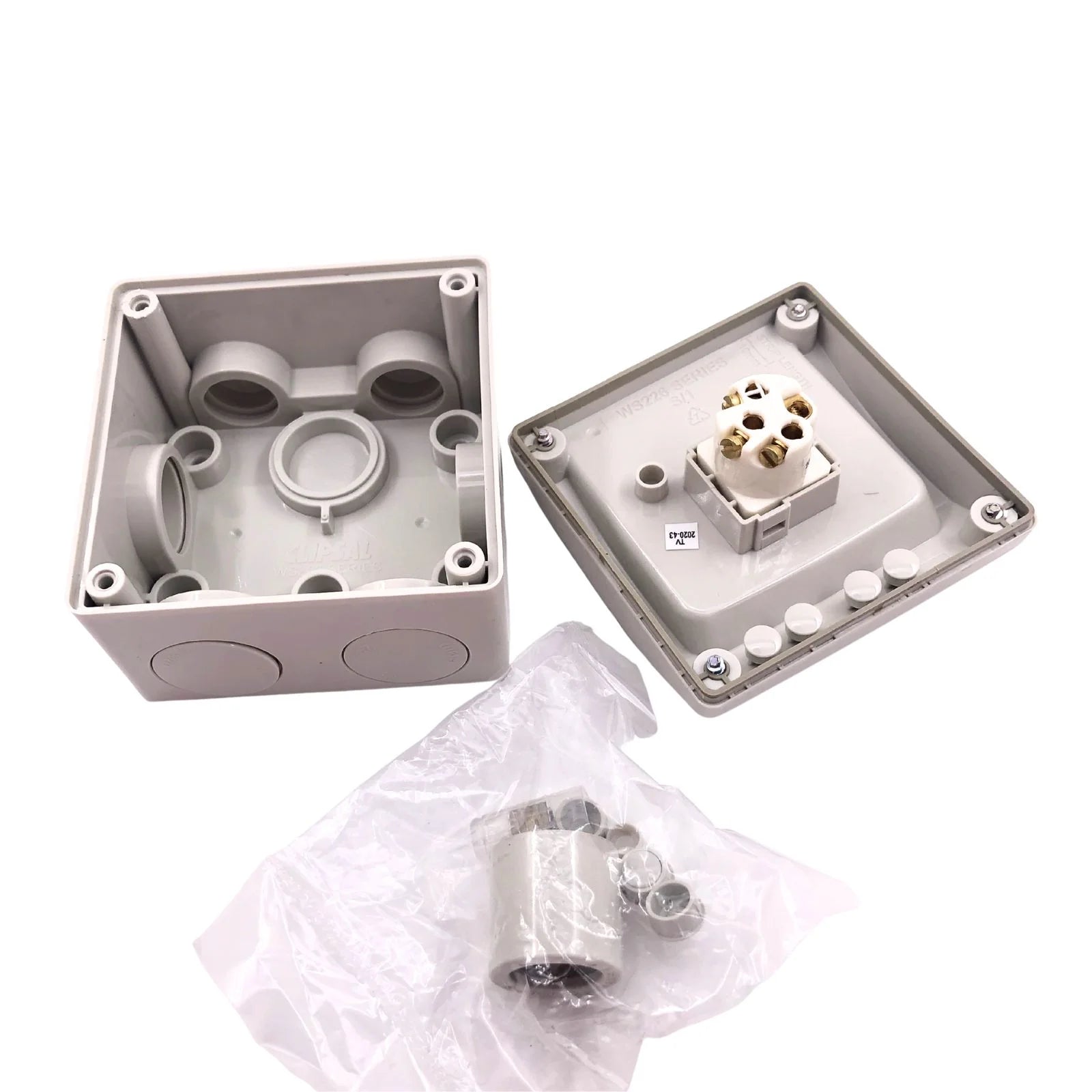 Clipsal Weatherproof Switch 1 Pole 250V 16A Grey WS226