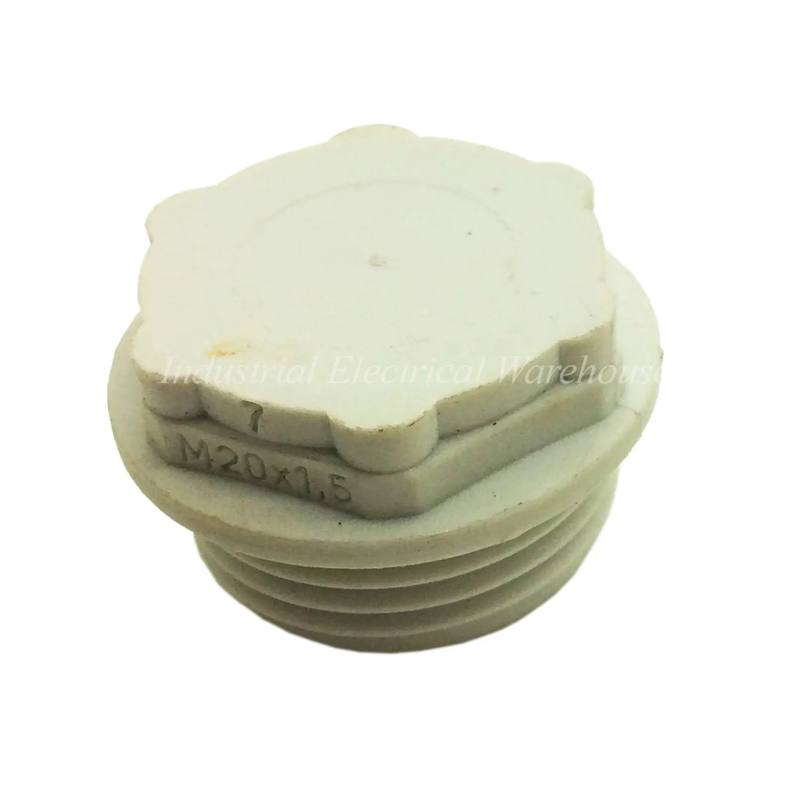 Entry Plug Hex Threaded Conduit M20x1.5 20mm Gray PVC